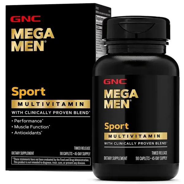 Suplemento Gnc Mega Men Sport 90 Cápsulas
