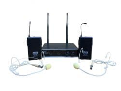 Microfone Gold Microne Uhf-282 (2 Headsets)