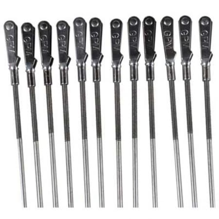 Aço Great Planes Haste 2-56 12" 12 Peças