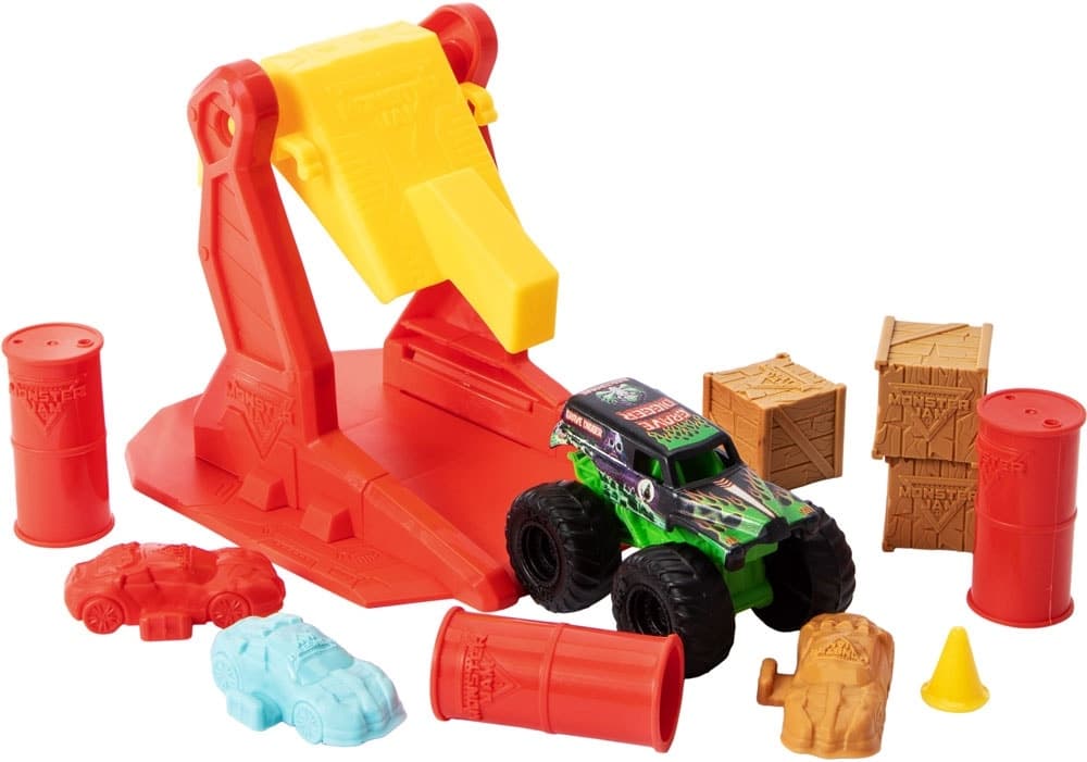 Brinquedo de Lançador Grave Digger Monster Jam Spin Master