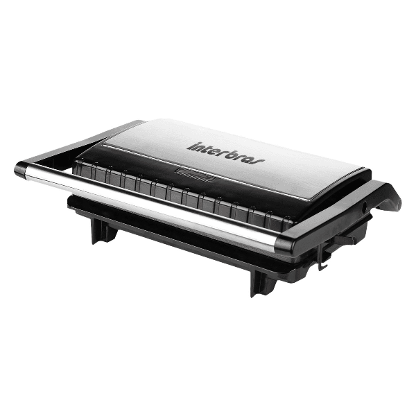 Grill Elétrico Interbras H10BR 750W 110V Preto