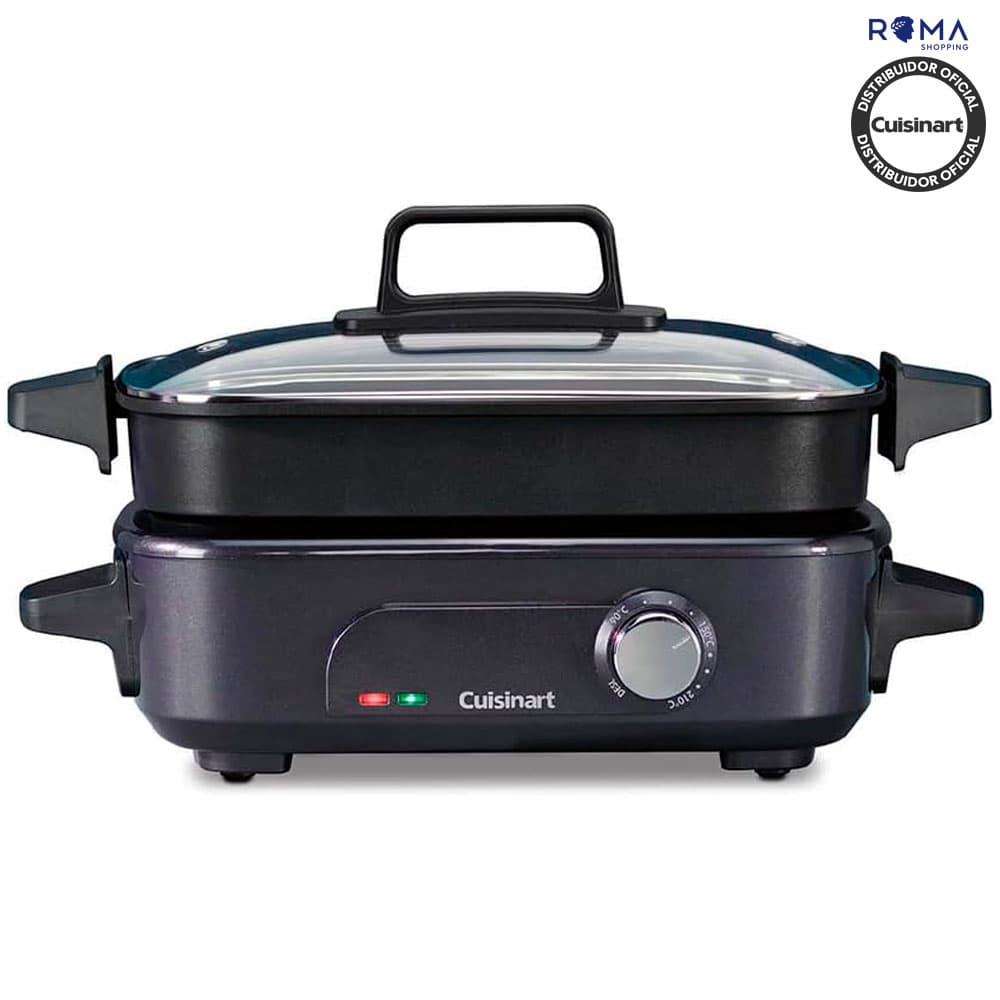 Multicooker Grill Cuisinart com Panela A Vapor Gr-M3BR 1.400W 5L 127V