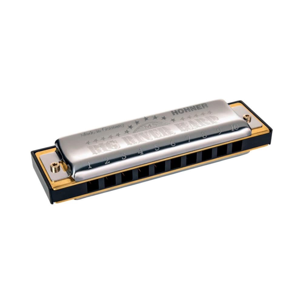 Gaita Hohner Big River Harp MS-Series 590BX-C Prata