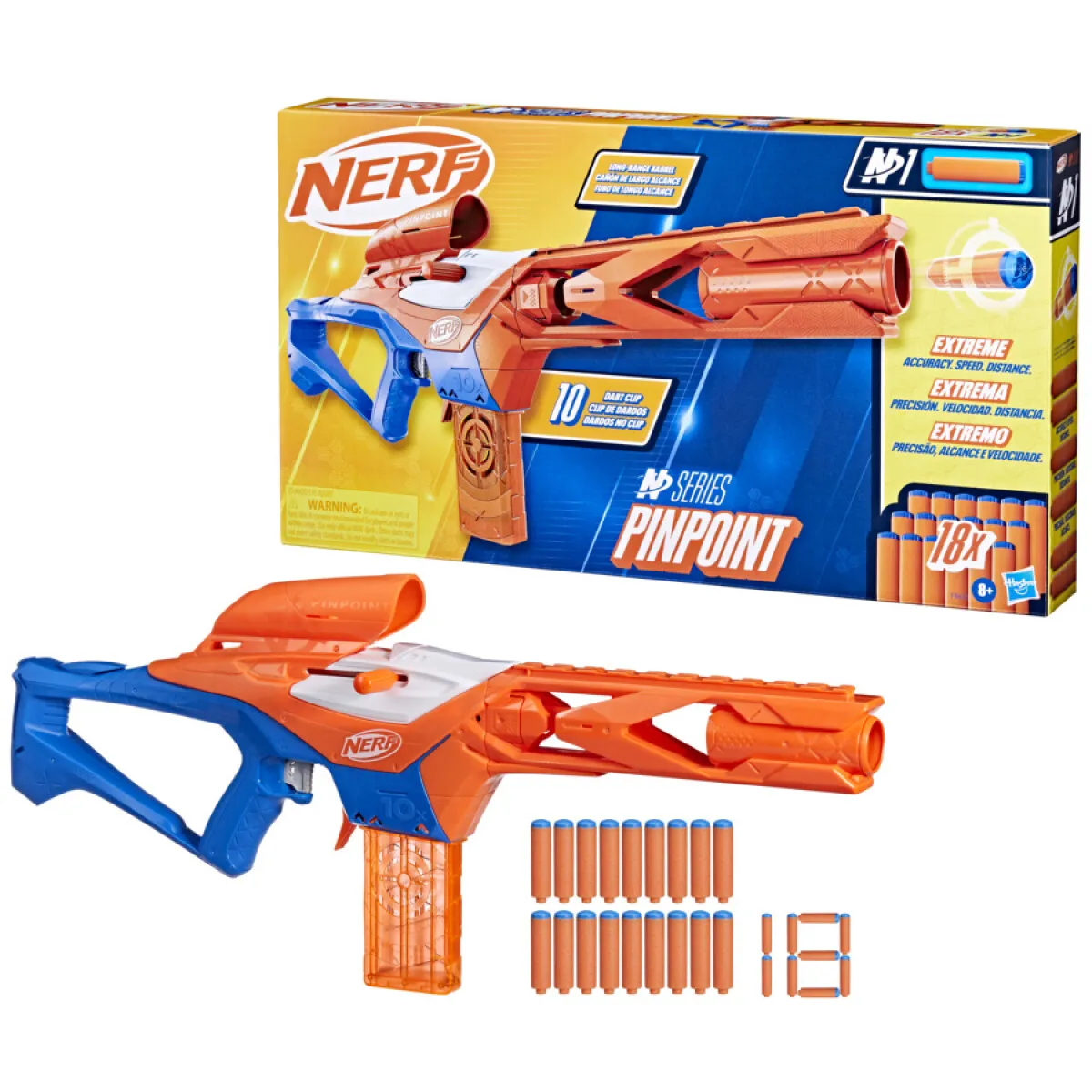 Pistola de Dardo Hasbro Nerf Pinpoint