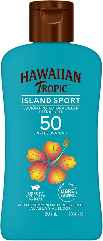 HAWAIIAN TROPIC LOCION PROTECTORA SOLAR ULTRA LIGHT 50 SPF 60ML