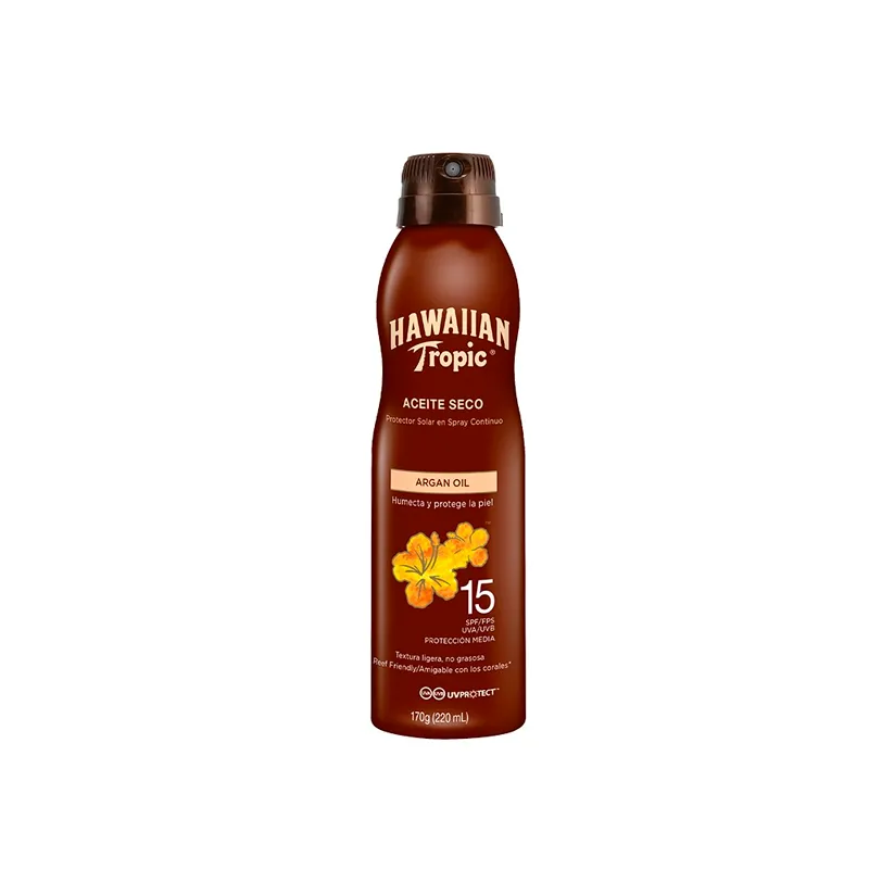 Protetor Solar Hawaiian Tropic Argan Oil Spf15 170G