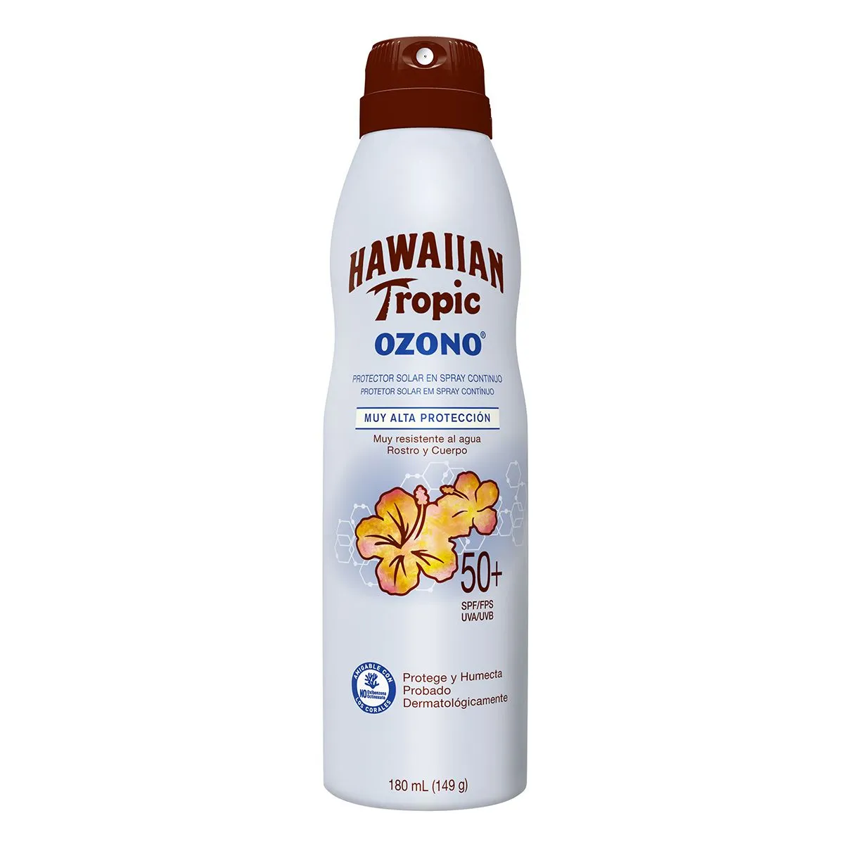 Protetor Solar Hawaiian Tropic Ozono Spf50 180ml