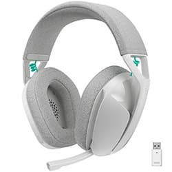Headset Gamer Logitech G325 LightSpeed Wireless / Bluetooth - Branco / Cinza (981-001530)
