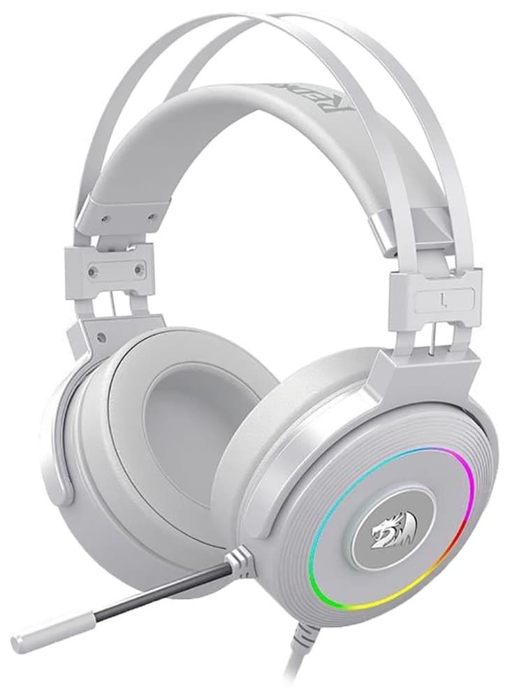 Headset Gamer Redragon Lamia 2 H320W-RGB / RGB / Com Fio - Branco