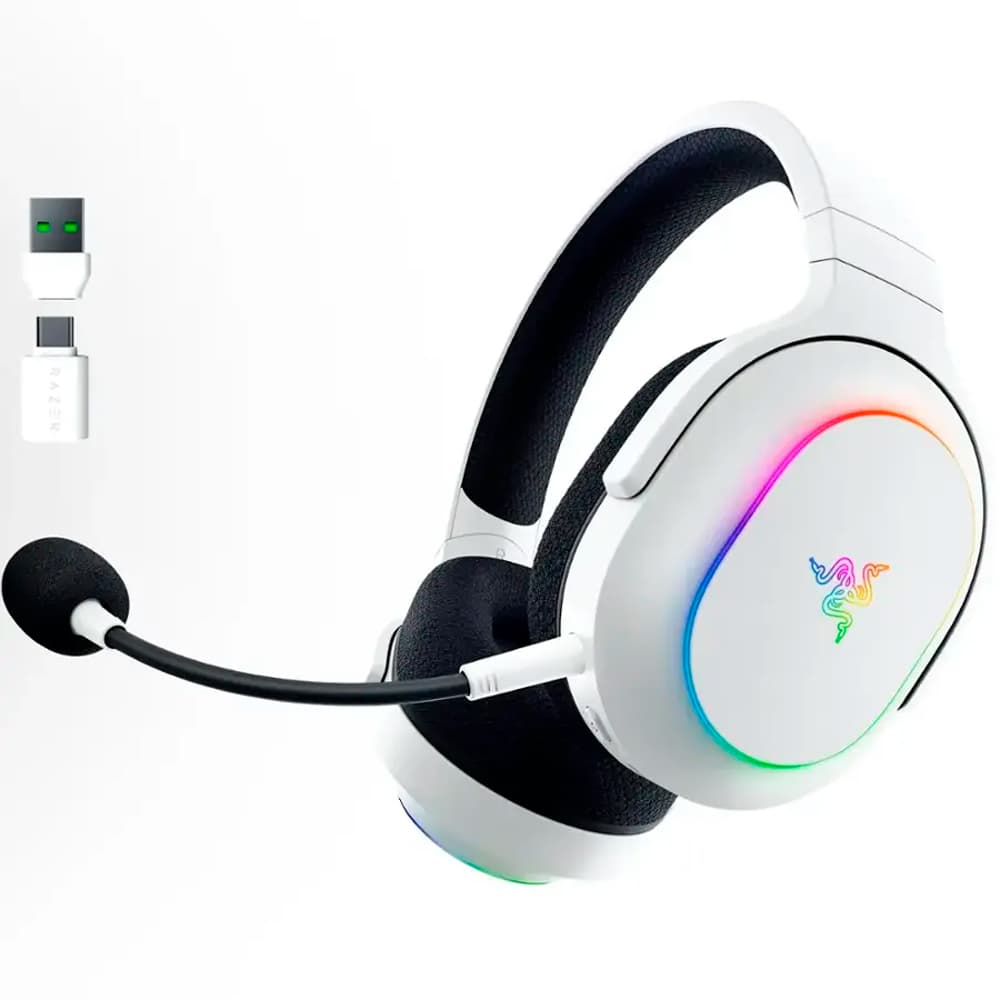 Fones de Ouvido Razer Barracuda X Chroma Wireless Multi Plataforma Branco