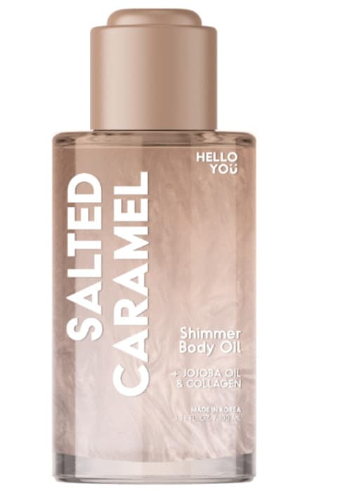 Óleo Corporal Hello You Salty Caramel Shimmer Jojoba & Collagen