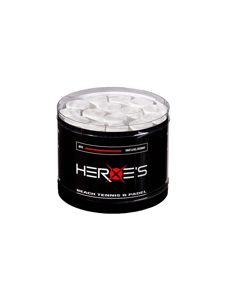 Heroes Overgrip para Beach Tennis/Padel X60 Branco
