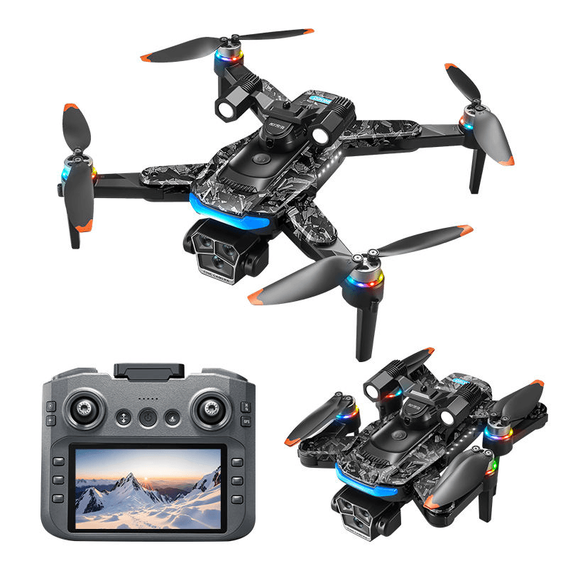 Drone Hetzer A14 Pro Max Tela/GPS/2 Baterias Preto