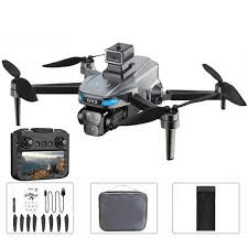 Drone Hetzer Eirl L106-1 Max GPS Pantalla/90°/2 Baterias Silver