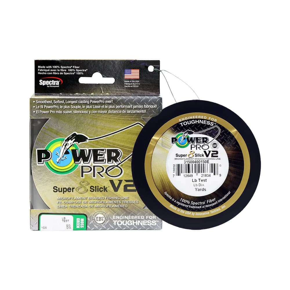 Linha de Pesca Power Pro Super 8 Slick V2 9KG 0.23Mm 275M Verde