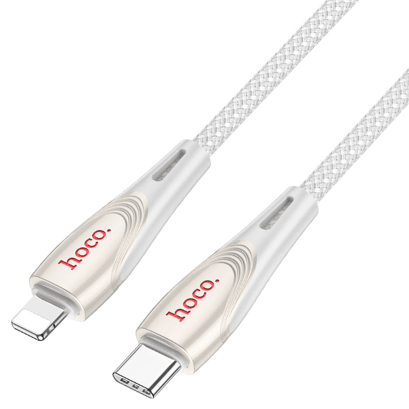 Cabo Hoco U133 USB-C para Lightning 27W Cinza