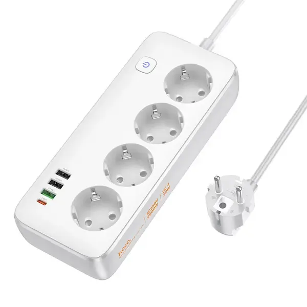 Hoco Fuente Cargador AC22 PD30W/1.5M White
