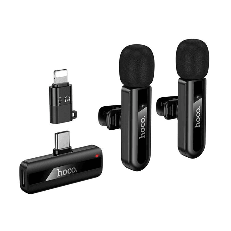 Microfone Hoco L20A Dual USB-C/Lightning