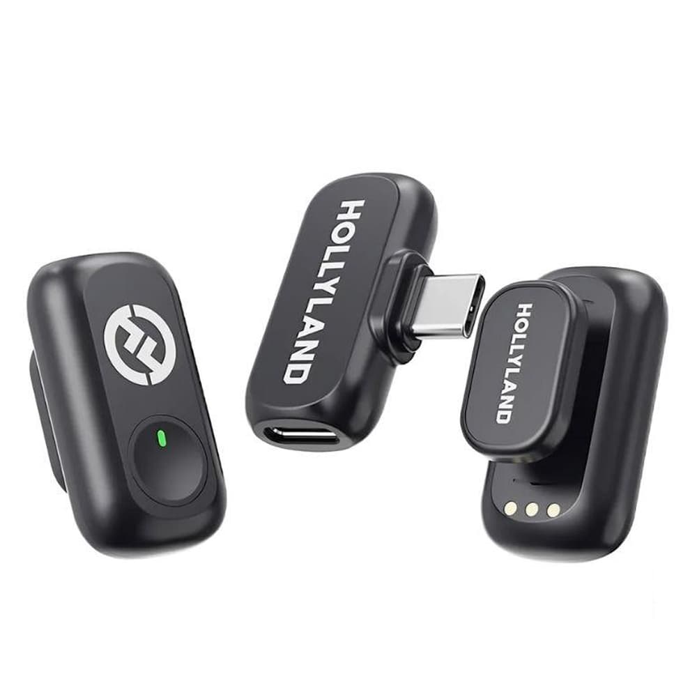 Microfone Hollyland Lark A1 Mini Duo USB-C S.gray