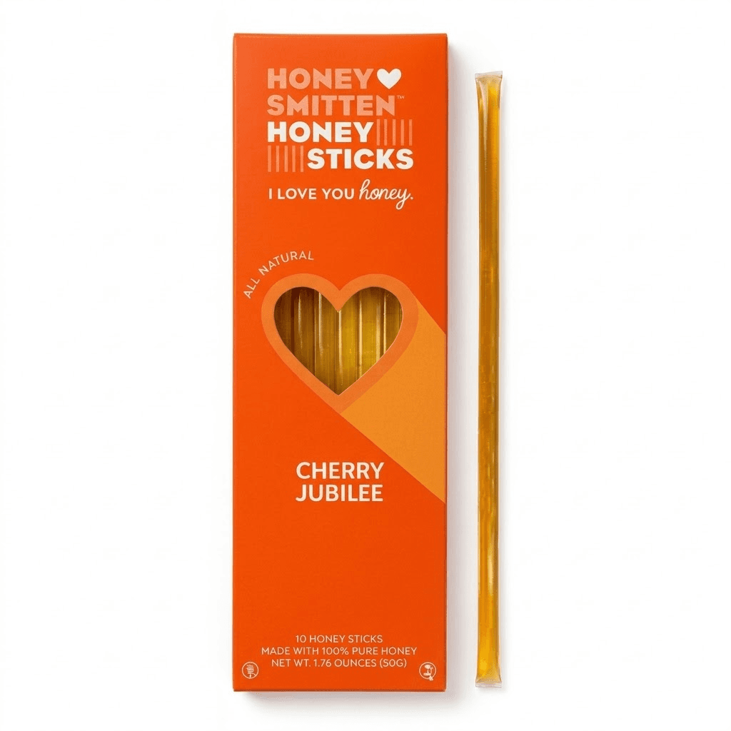 Honey Smitten Palitos De Miel Cherry Jubilee 50G
