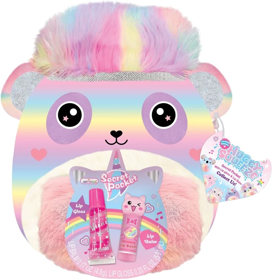 Kit de Beleza Hot Focus Huggy Secret Pocket Rainbow