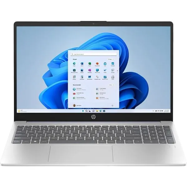 Notebook Hp 15-FD0131WM I3-N305 15.6" W11 8/256GB Prata