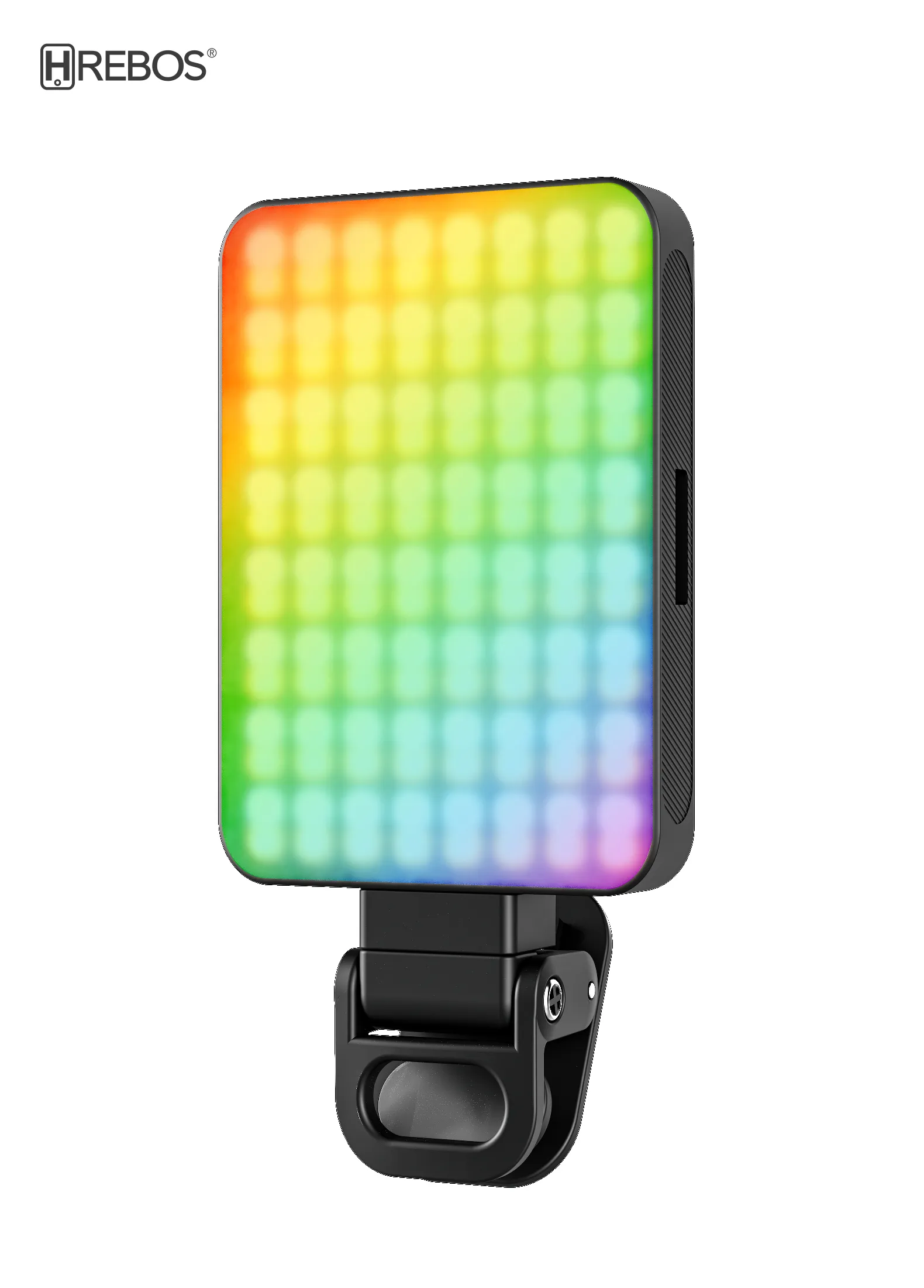 Luz de Vídeo Hrebos If-296 Premium RGB Magnética Preta