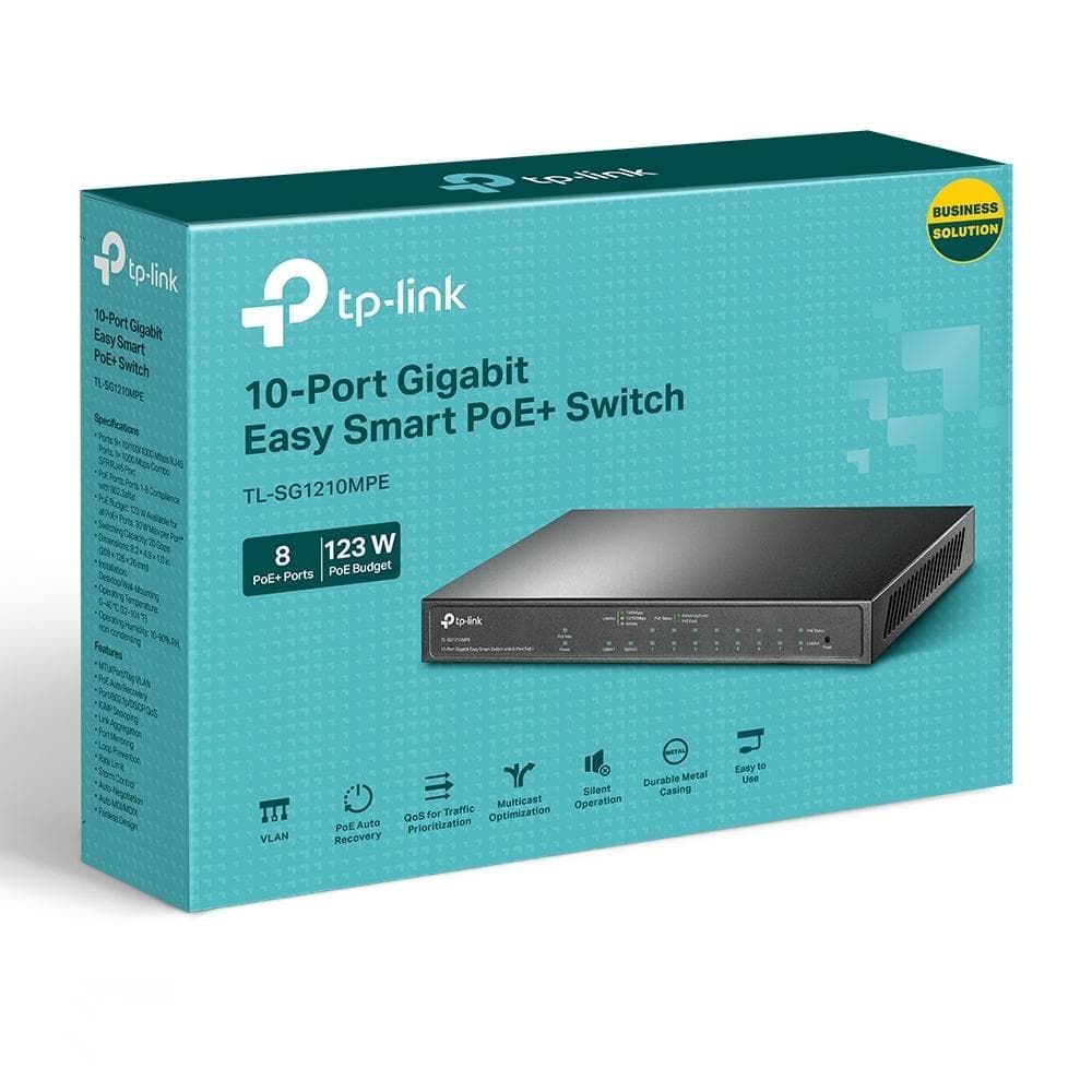 Switch Tp-Link Tl-SG1210MPE 8P Giga Poe