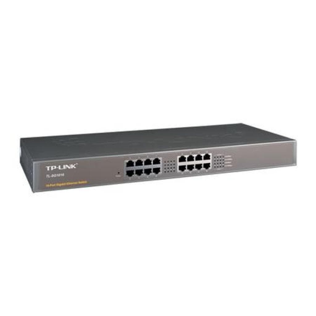 Switch Gigabit Ethernet Tp-Link Tl-Sg1016 16 Portas 10/100/1000 Rackmount