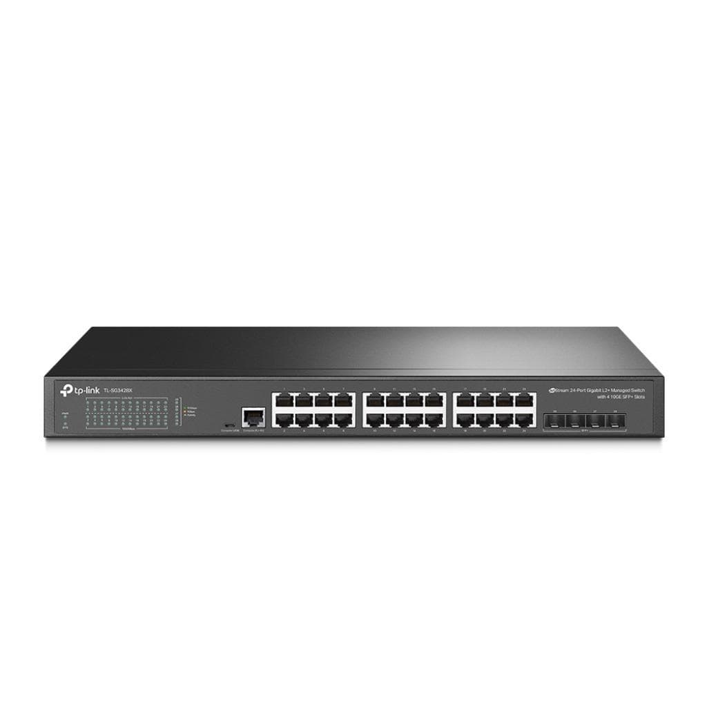Switch Gerenciável Tp-Link Tl-SG3428X 24 Portas Gigabit Ethernet 4 Portas 10 Gigabit Sfp+