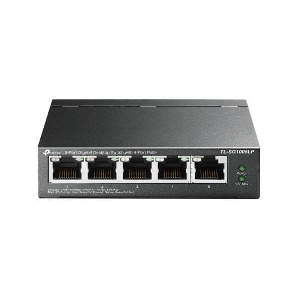 Switch 5 Portas Tp-Link Tl-SG1005LP 10/100/1000 PoE+