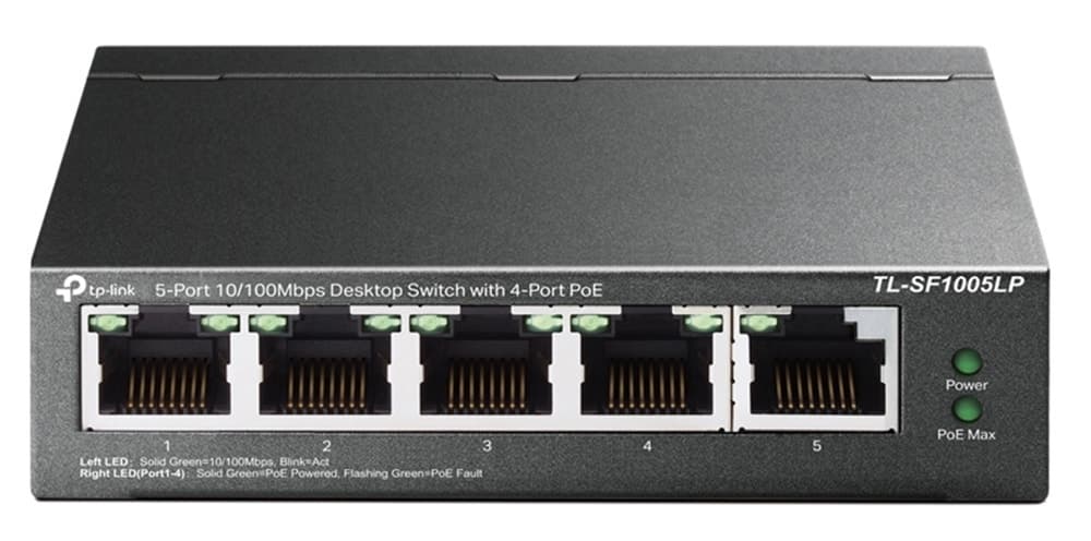 Hub Switch TP-Link Tl-SF1005LP 5 Portas 10/100Mbps