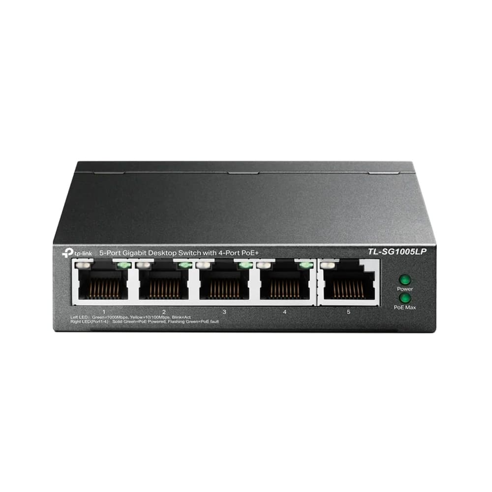 Switch TP-Link Tl-SG1005LP 5 Portas Preto