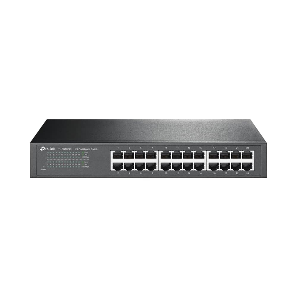 Switch TP-Link Tl-SG1024D 24 Portas Preto