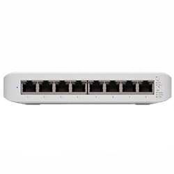 Hub Switch Unifi Ubnt USW-LITE-8-POE-BR 8 Portas / Gigabit / 52W - Branco