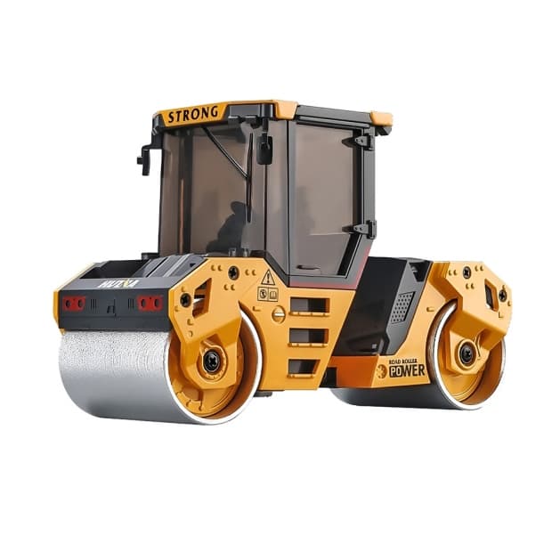 Miniatura Metal Compactador Rolo Compactador 1724 1/50