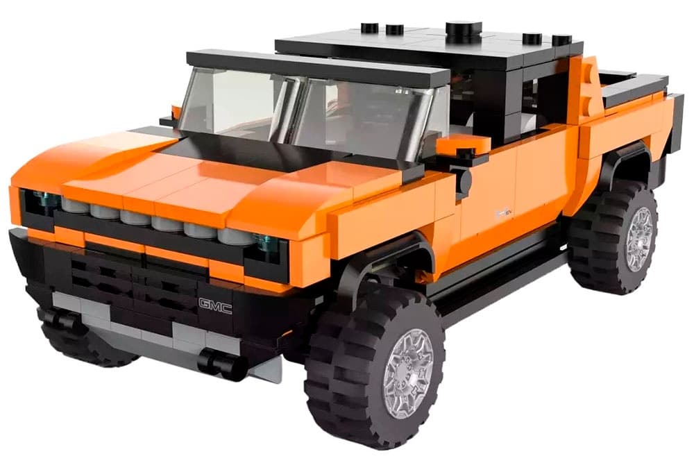 Blocos de Montar Rastar Hummer Ev 93700 (431 Peças) Laranja