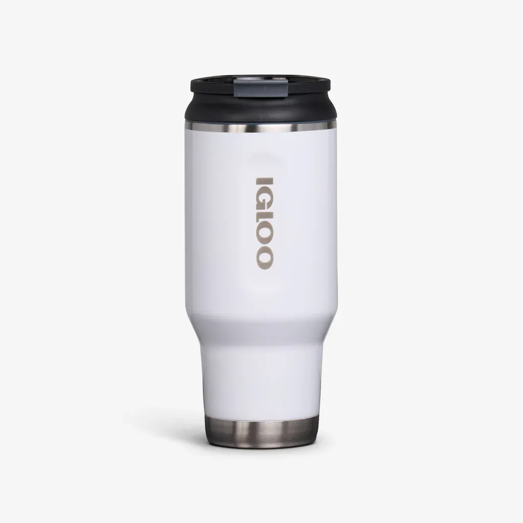 Garrafa Térmica Igloo Tumbler Sstl 946ml 71077 Aço/metal 240 X 95 X 75 Mm Branco