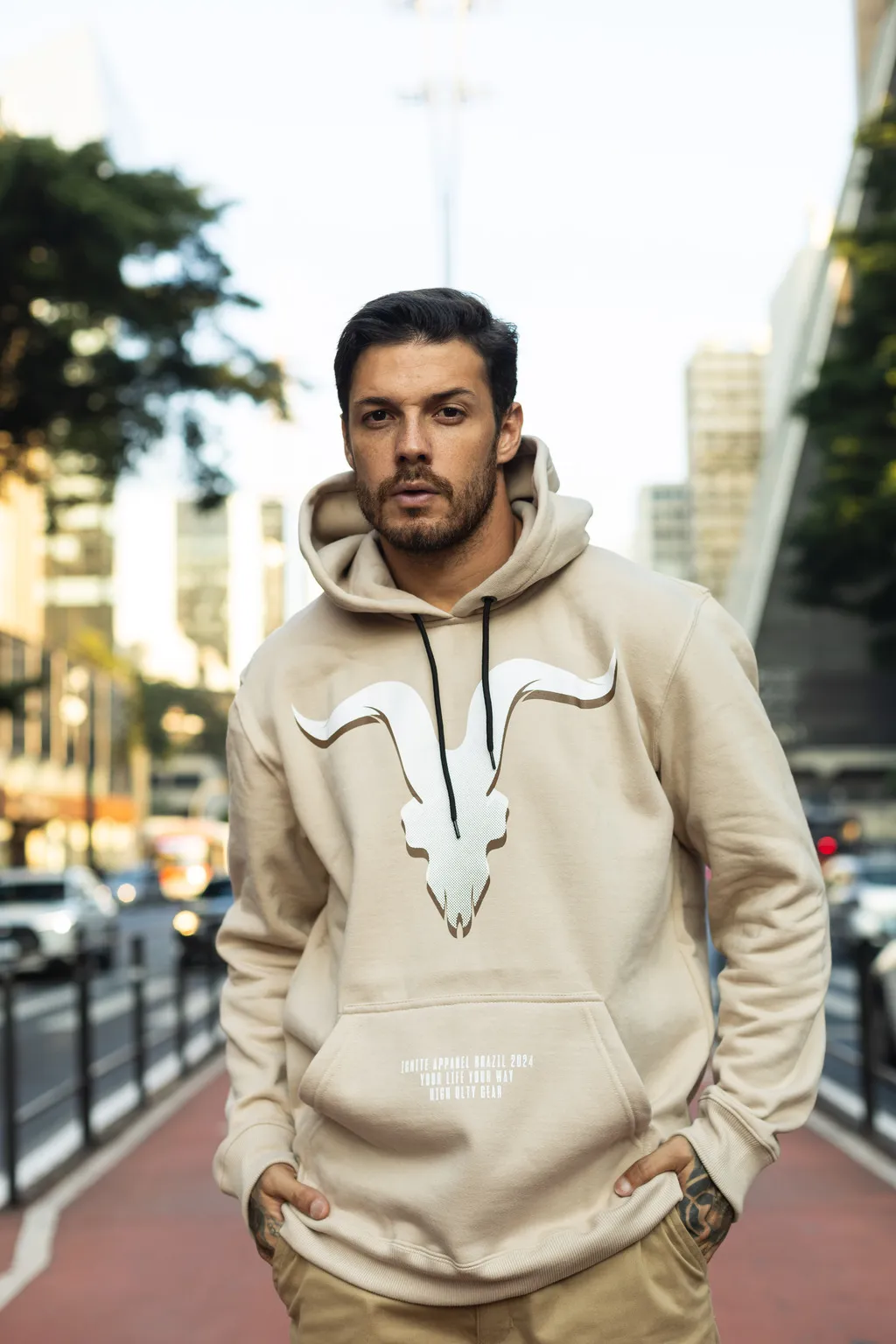 Moletom Ignite Logo Cst Masculino G Branco