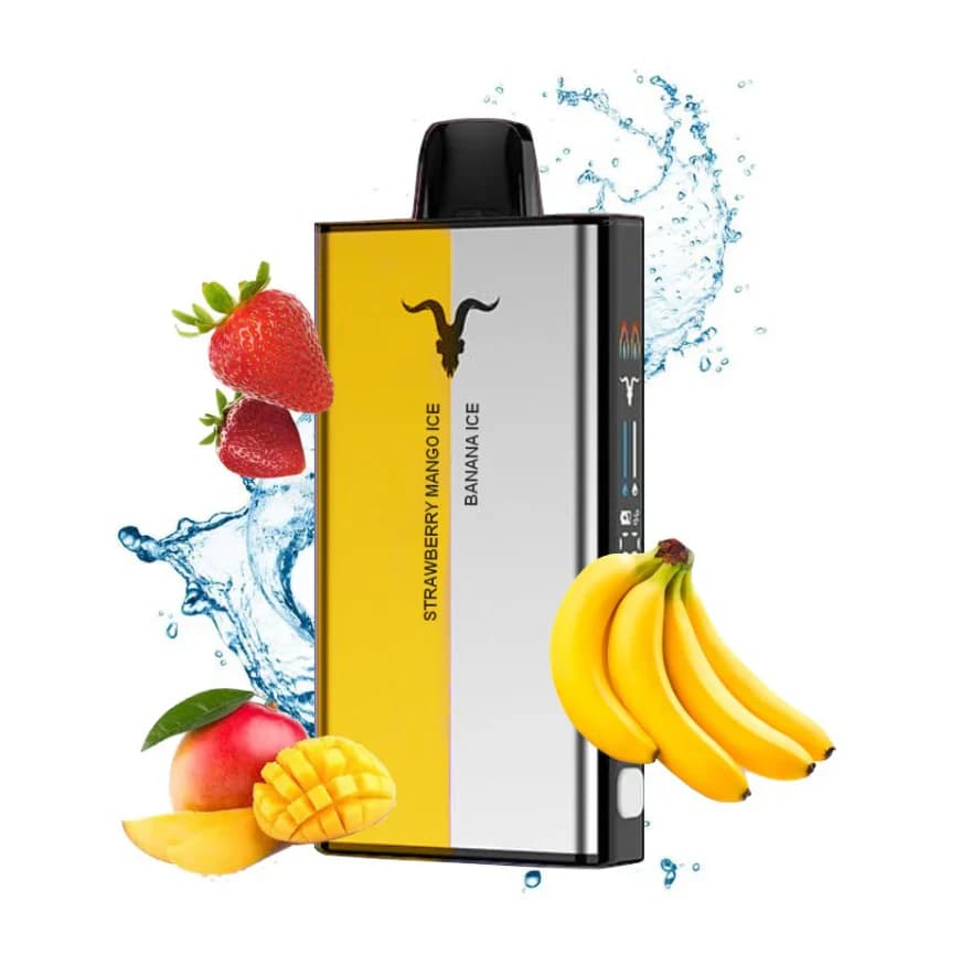 Vape Descartável Ignite Mix 40000PUFFS Banana Ice/Strawberry Ice