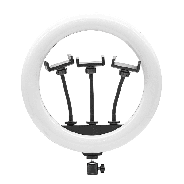 Ring Light LED 14" com 3 Suportes para Smartphone