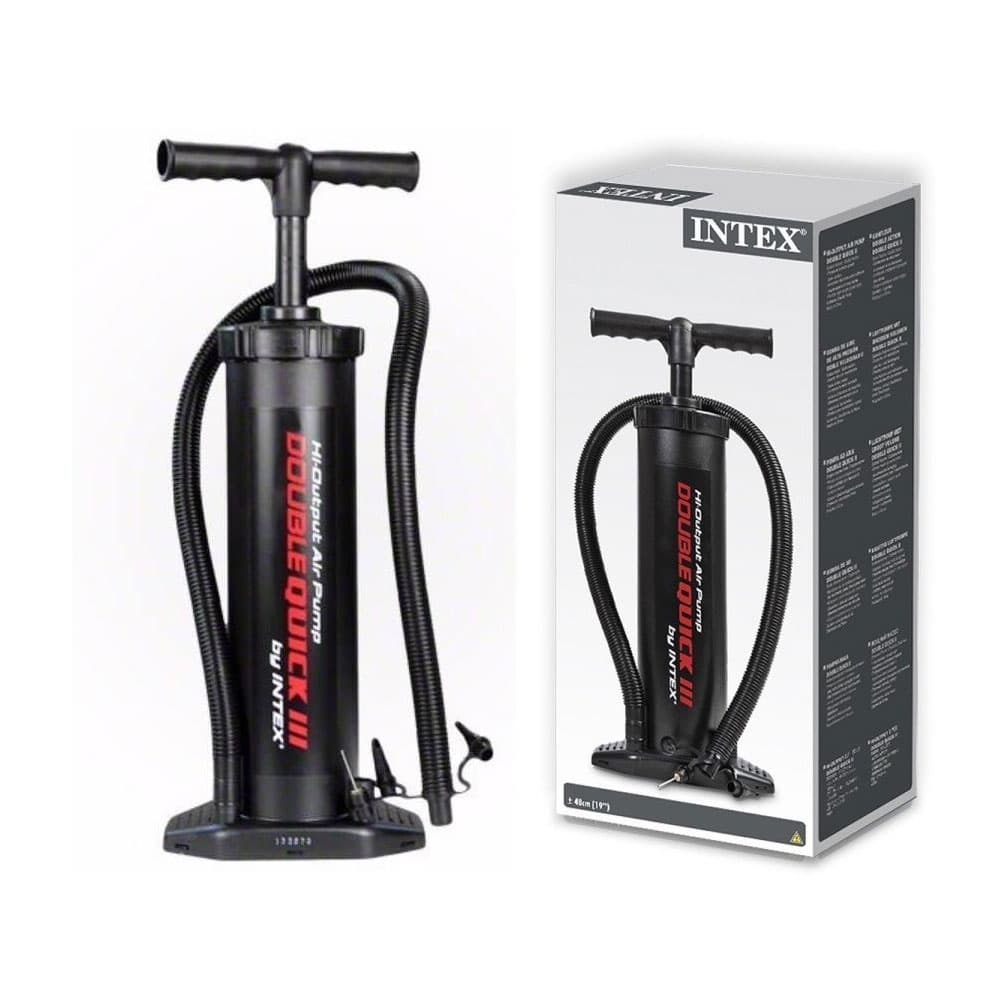 Inflador Grande Dupla Ação 48CM Intex