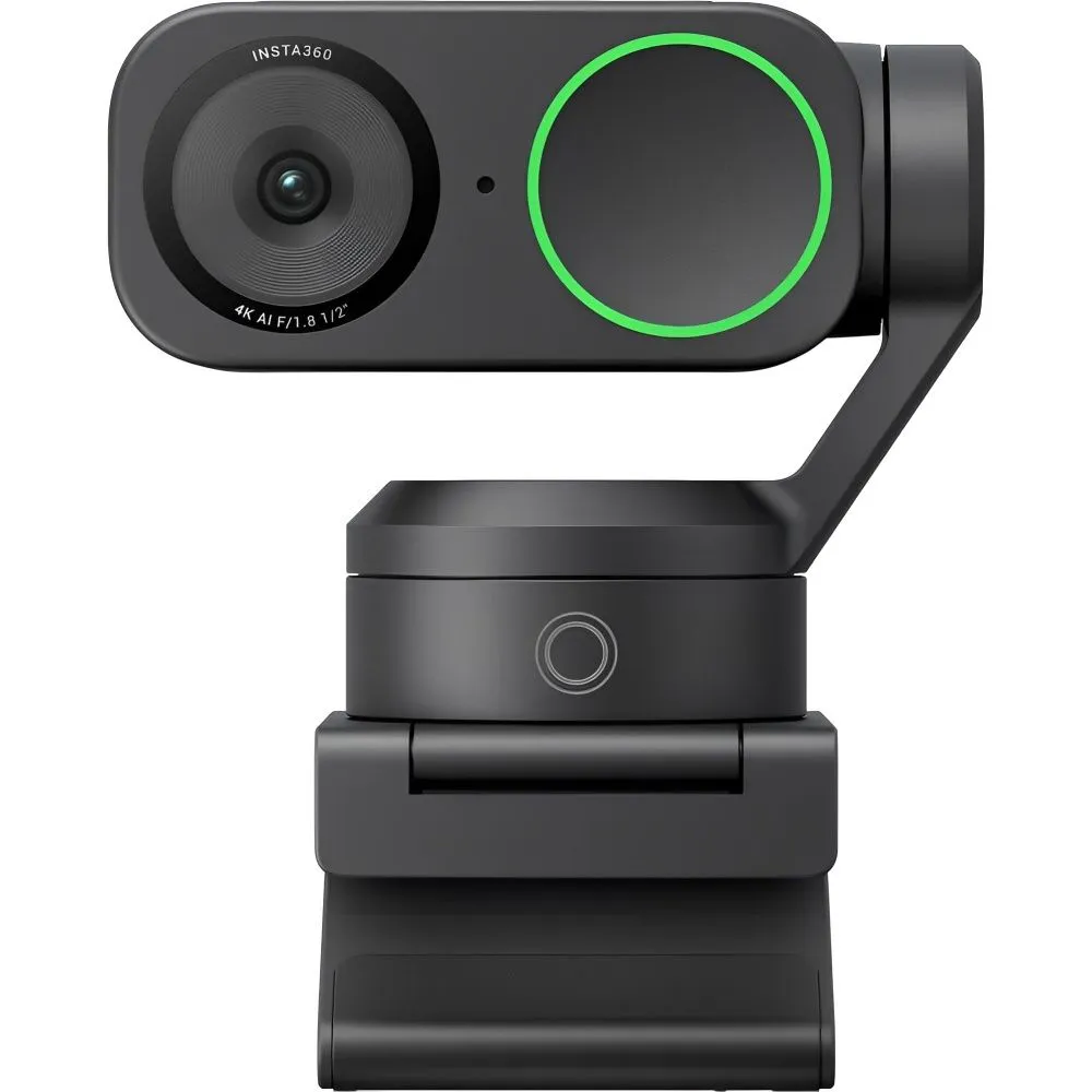 Action Cams Insta360 Link 2 Cinsabnb Ai 4K Webcam Black