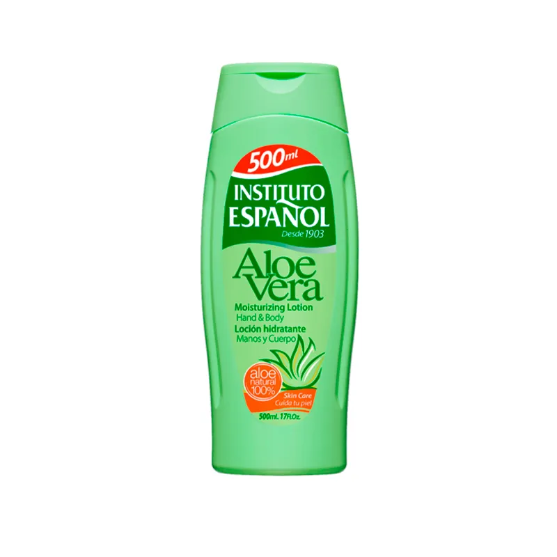 Instituto Español Loção Hidratante Aloe Vera Mãos&corpo 500ml