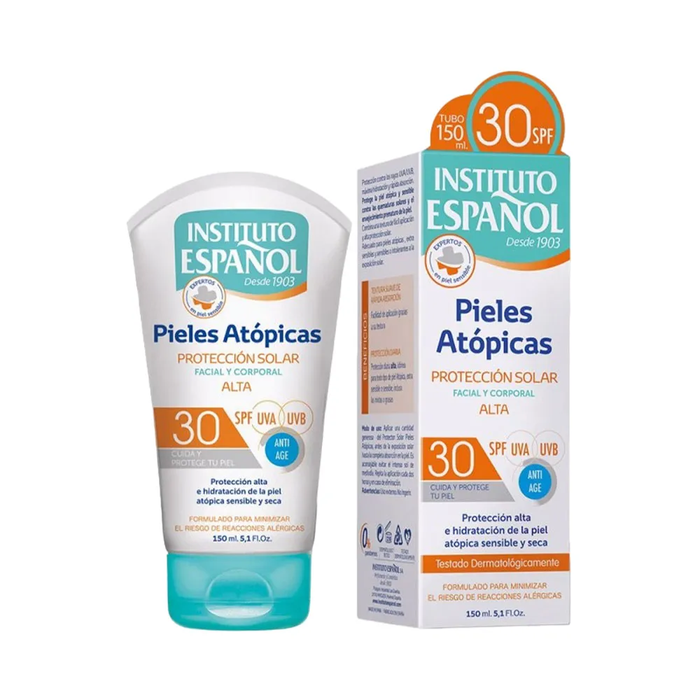 Proteção Solar Instituto Español Lociones Pieles Atopicas 30SPF 150ml