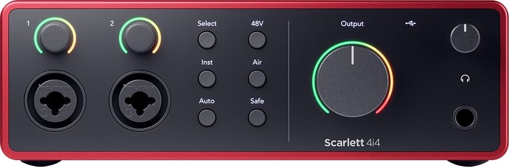 Interface de Áudio Focusrite Scarlett 4I4 4TH Gen