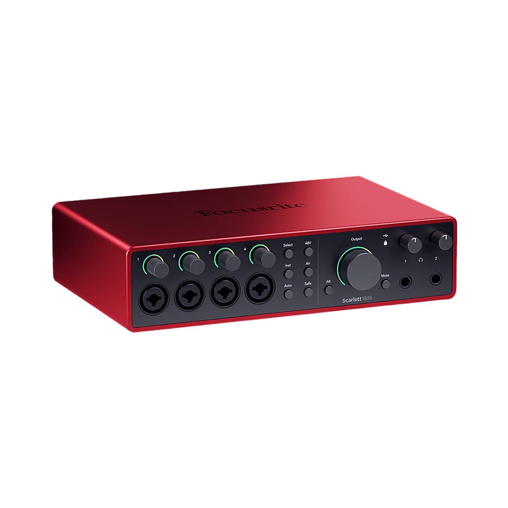 Interface de Áudio Focusrite Scarlett 18I16 4ª Geração