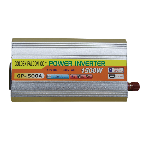 Inversor de Voltagem Gp-1500A 1500W 12V 230V Prata