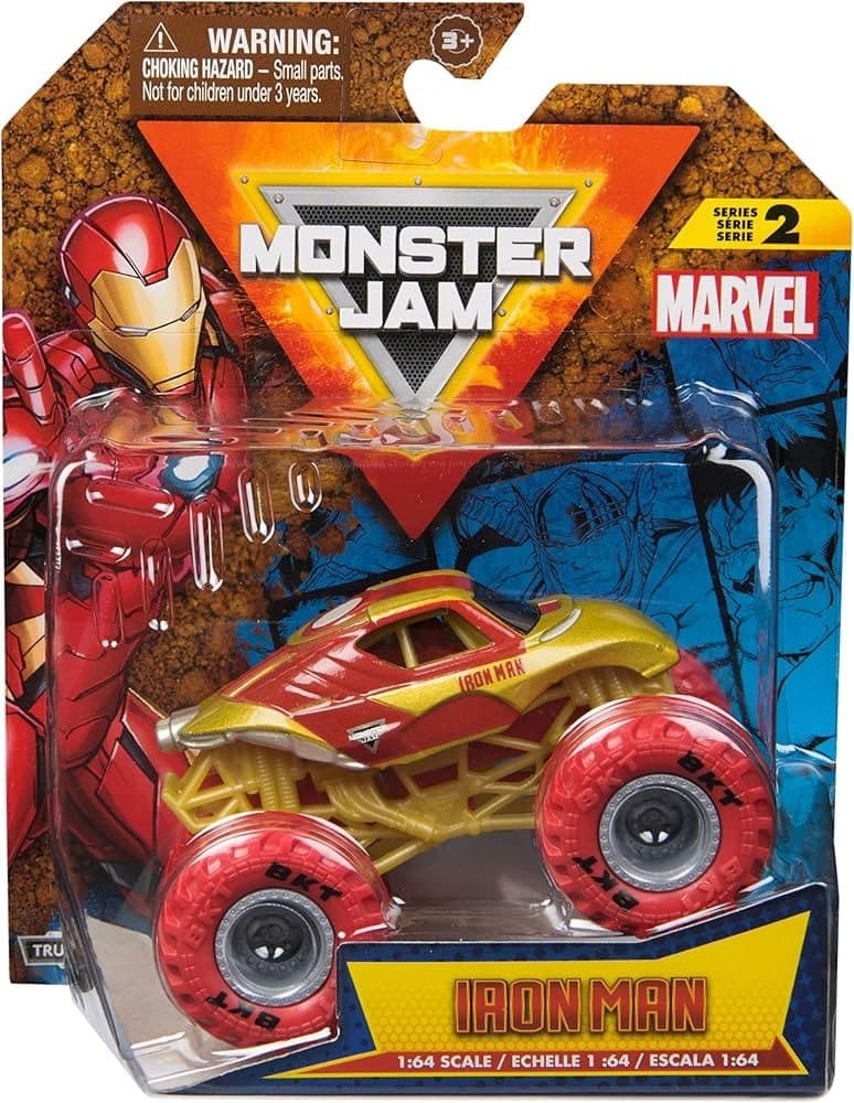 Boneco Homem de Ferro Monster Jam Spin Master