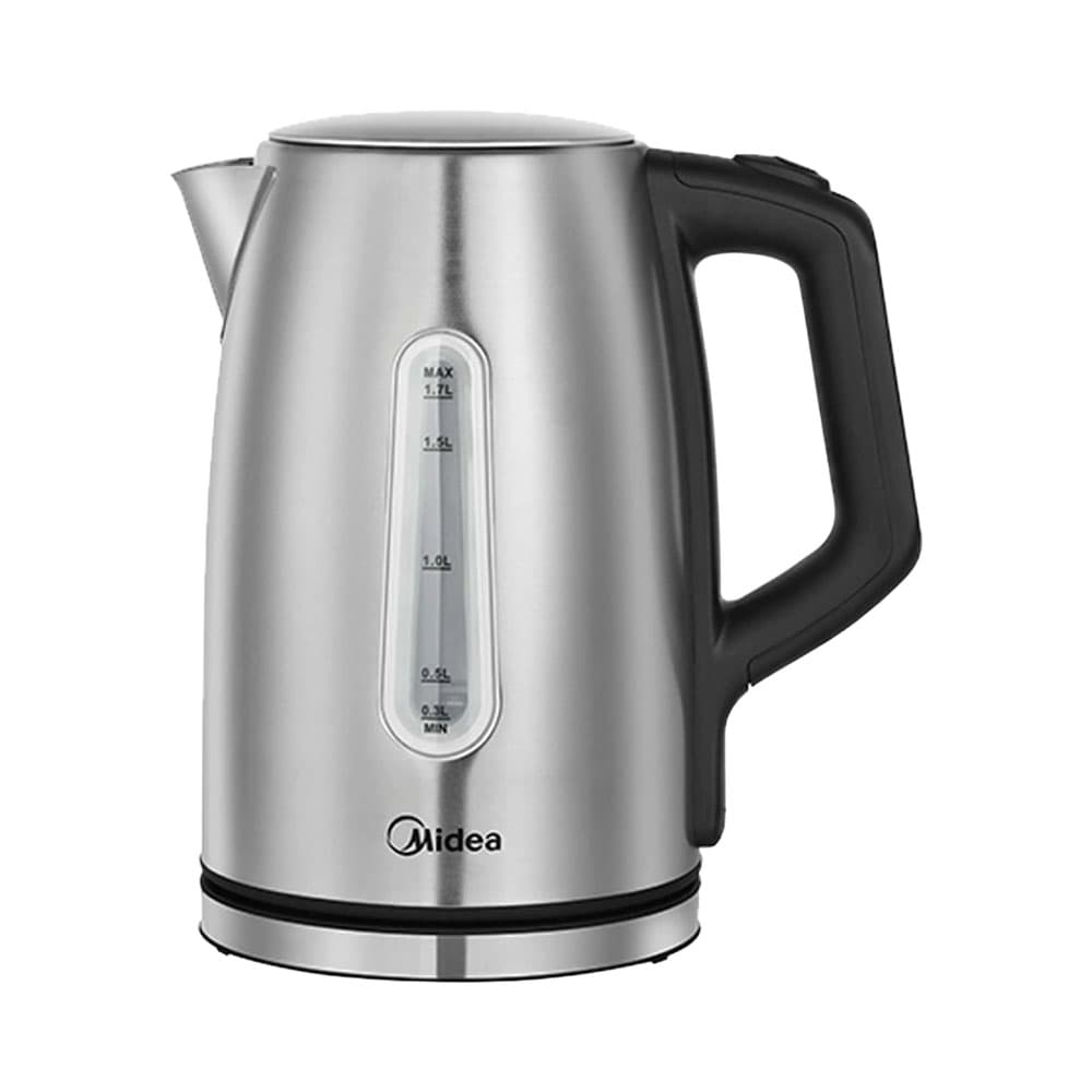 Chaleira Elétrica Midea Digital Pro Mk-17S30B2-E5 1.7L 1850-2200W 220V Prata - Preto